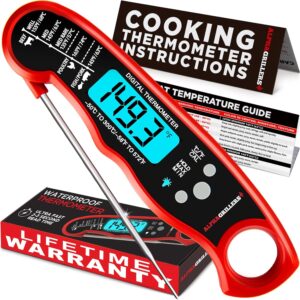 Alpha Grillers Instant Read Meat Thermometer for Cooking Grilling and Griddle Accessories Kitchen Alpha Grillers Instant Read Meat Thermometer for Cooking Grilling and Griddle Accessories Kitchen